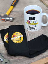 Next Personalised Fixer of All Things Mug and Socks Gift Set- Buy online at McGrocer
