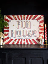 Next Rockett St George Red Fun House Circus Style Wall Art 50cm x 70cm x 5.5cm- Buy online at McGrocer