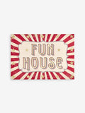 Rockett St George red circus wall art 50x70cm, imported from the UK