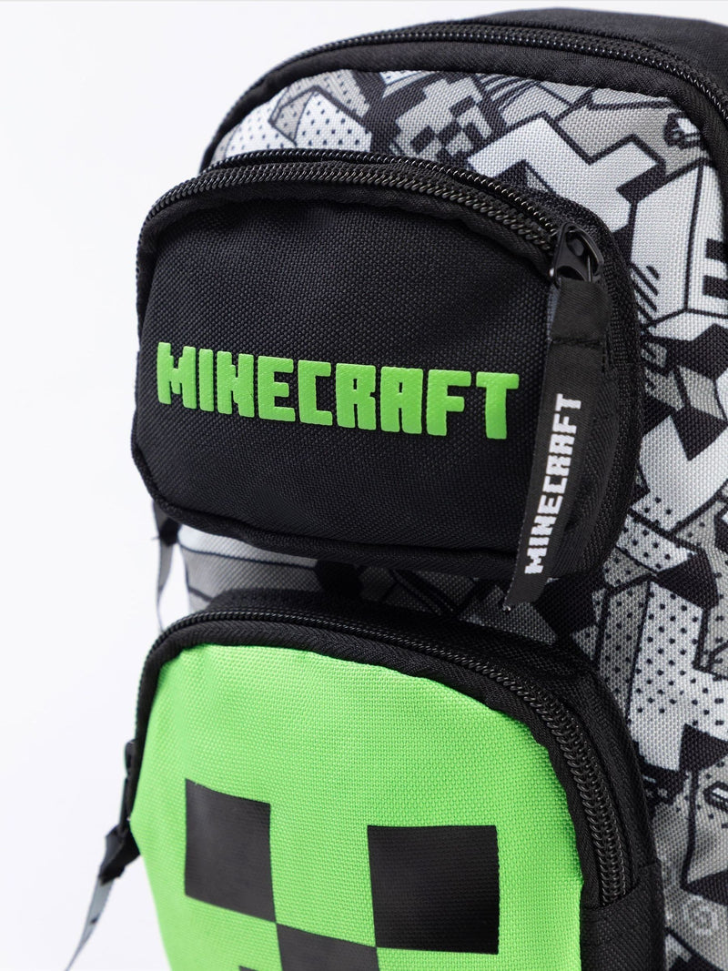 Vanilla Underground Minecraft body bag multicoloured print, imported from the UK
