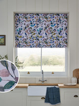 Next Leaves Print Multicoloured Blackout Bathroom Roller Blind- Buy online at McGrocer