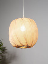 Next Searchlight Beige Cocoon Wood Shade Ceiling Light- Buy online at McGrocer