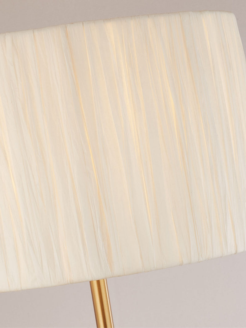 Searchlight White/Gold Isadora floor lamp 155.5 cm (British brand)