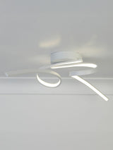Next Searchlight White Twister LED Flush Ceiling Light- Buy online at McGrocer