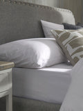 FBC white plain dye fitted sheet - British product