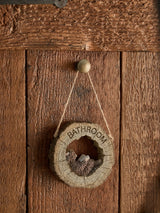 Next Natural Hamish The Highland Reversable Hanging Bathroom Sign- Buy online at McGrocer