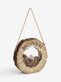 Hamish reversible hanging bathroom sign (British brand)