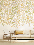 Origin Murals wall mural Gold Olive Rosehip 2.8m x 3.5m - British product