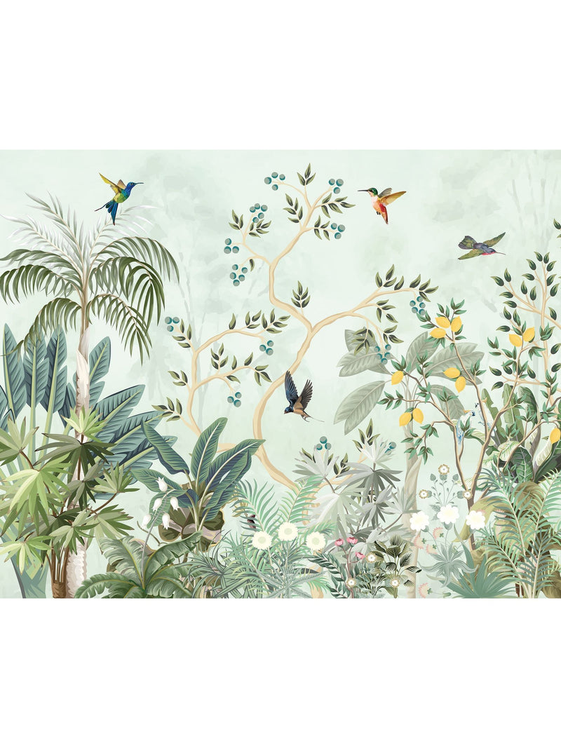 Origin Murals Green Lemon Tree A4 Wallpaper Sample