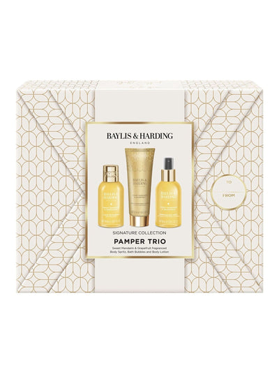 Next Baylis & Harding Sweet Mandarin & Grapefruit Pamper Trio Gift Set- Buy online at McGrocer