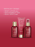 Baylis & Harding Midnight Cherry bath and body gift set - British product
