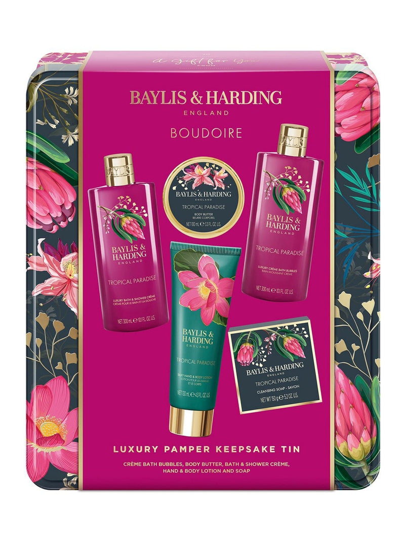 Baylis & Harding Boudoire Luxury Pamper Tin Gift Set - British product