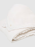 Angel & Rocket knitted blanket cream Aubrey (British brand)
