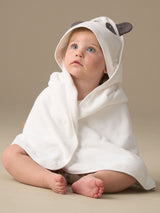 Next Angel & Rocket White Pedro Panda Hooded Towel- Buy online at McGrocer
