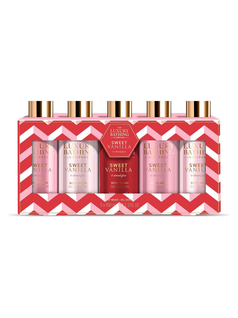 The Luxury Bathing Company Sweet Vanilla and Almond Relax and Unwind Gift Set