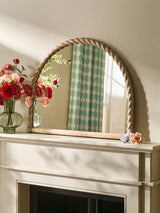 Next Brown Barley Twist Over Mantel Wall Mirror- Buy online at McGrocer
