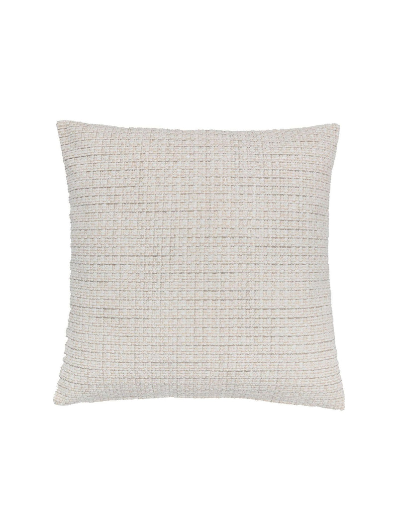 Gallery Home cream chenille cushion 55cm, imported from the UK