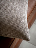 Gallery Home cream basketweave chenille cushions 45x45cm, UK version