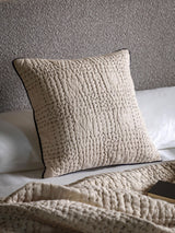 Next Gallery Home Beige Stitched Decorative Cushion 50x50x15cm- Buy online at McGrocer