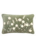 Gallery Home multicoloured velvet floral print cushion 60x40cm, imported from the UK