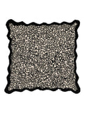 Gallery Home black wavy textured cushion 45cm, imported from the UK