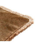 Gallery Home brown mottled velvet putty cushion 50x50cm, UK version