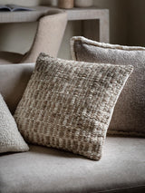 Next Gallery Home Natural Woven Textured Cushion 50cm x 50cm- Buy online at McGrocer