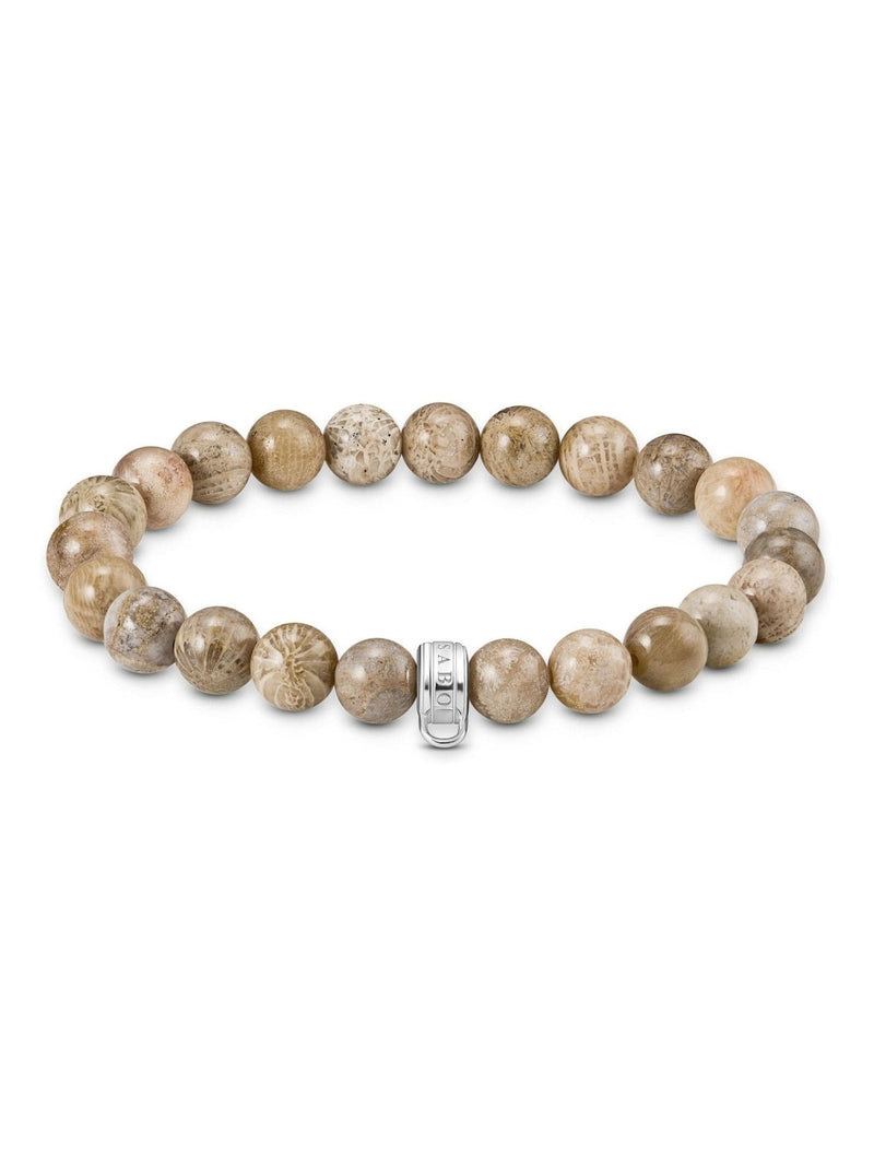 Thomas Sabo daisy jasper charm bracelet, imported from the UK
