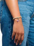Thomas Sabo daisy jasper charm bracelet, imported from the UK