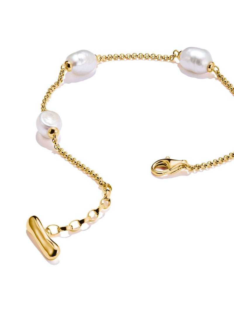 Thomas Sabo White Pearl Bracelet Adjustable 16-19cm (British brand)