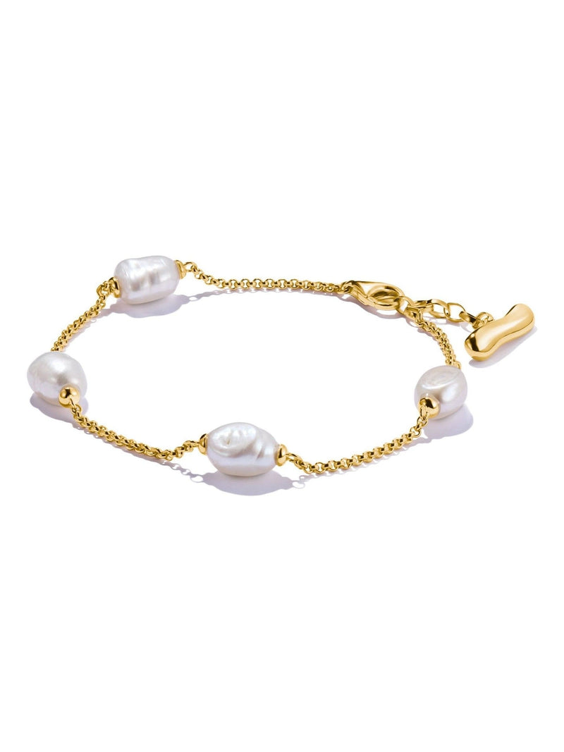 Thomas Sabo White Pearl Bracelet Adjustable 16-19cm (British brand)
