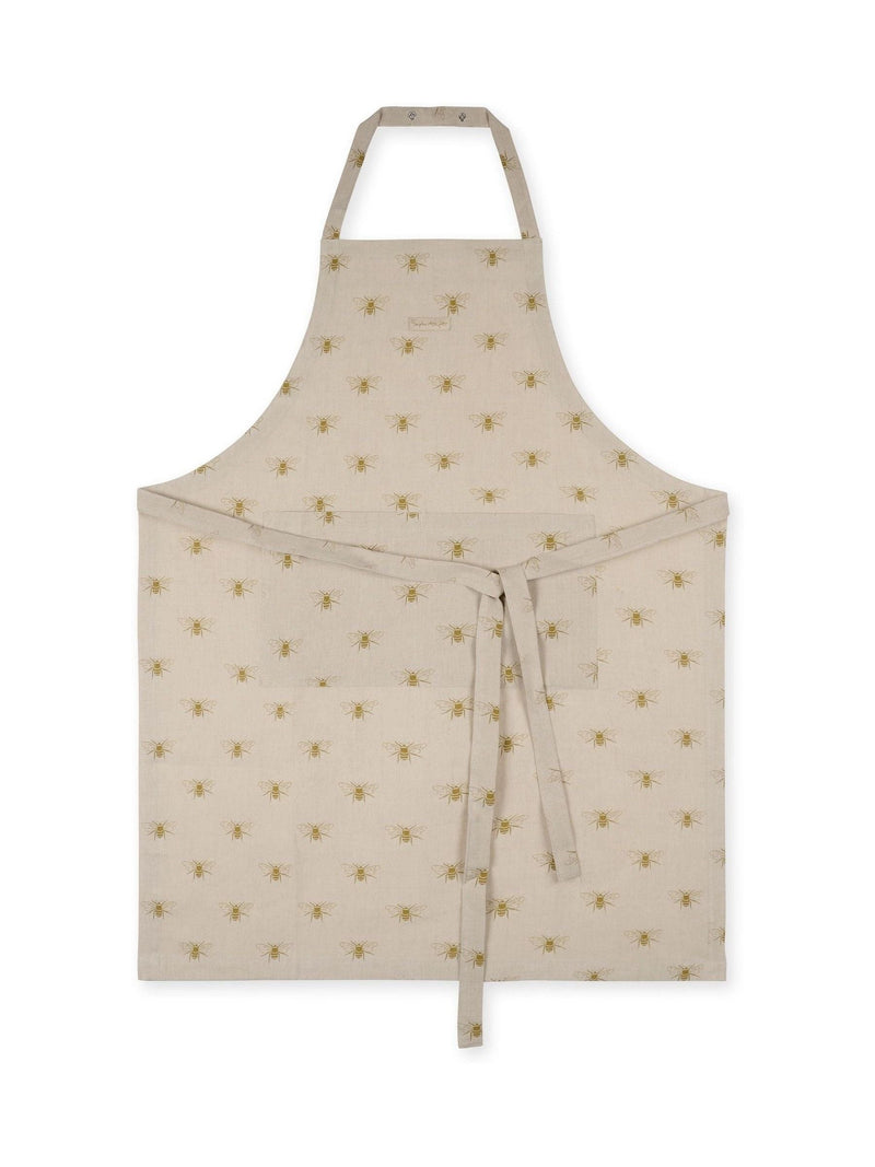 Sophie Allport Natural Linen Bee apron (British brand)
