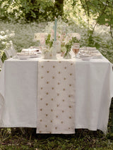 Sophie Allport Natural Linen Bees Table Runner 280cm x 35cm