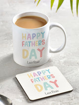 Next Loveabode Personalised Happy Father's Day 11oz Mug and Coaster Set- Buy online at McGrocer