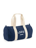 Koko Blossom navy personalised name holdall, imported from the UK