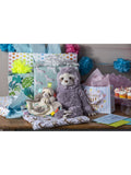 Aurora World Taggies sloth baby blanket 13 inch, imported from the UK