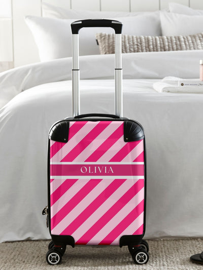 Next Koko Blossom Personalised Striped Suitcase- Buy online at McGrocer