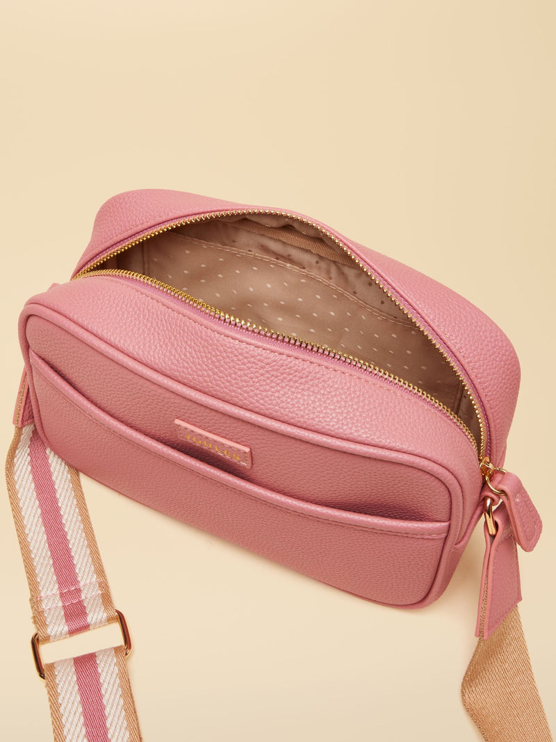 Joules Trent pink cross body bag with adjustable strap - British product