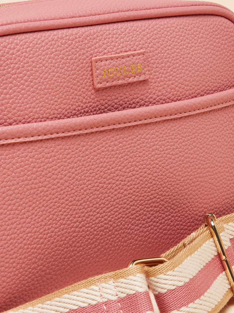 Joules Trent pink cross body bag with adjustable strap - British product
