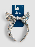 JoJo Maman Bébé blue ditsy floral print headband - British product