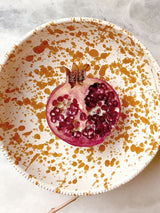 Next Hot Pottery Set of 4 Burnt Orange Splatter Pasta Bowls- Buy online at McGrocer