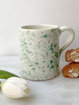 Next Hot Pottery Set of 4 Pistachio Splatter Mugs- Buy online at McGrocer