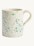 Hot Pottery pistachio splatter mugs set of 4 (British brand)
