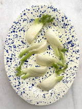 Next Hot Pottery Blueberry Splatter Serving Platter- Buy online at McGrocer
