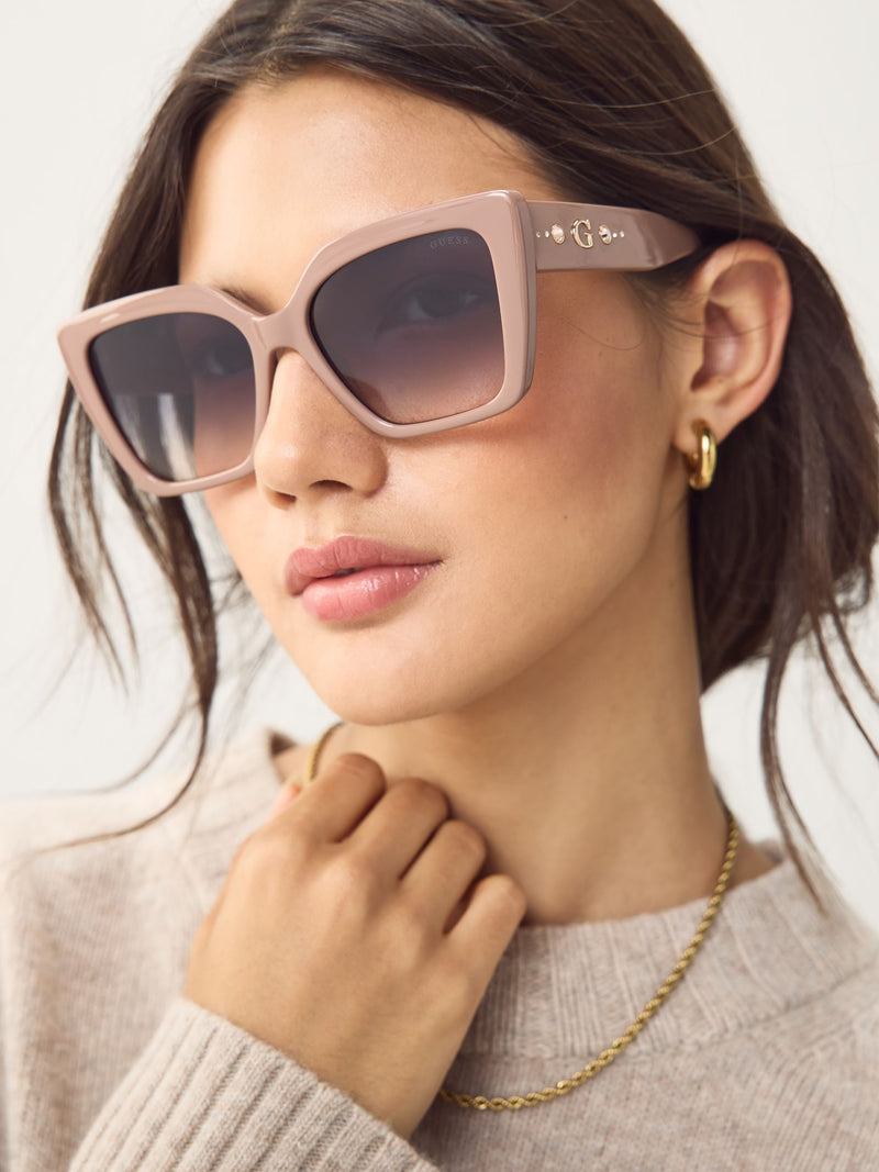 Guess natural butterfly sunglasses with crystal stones, imported from the UK