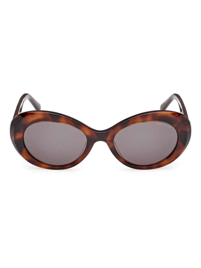 GANT brown oval sunglasses in Dark Havana - British product