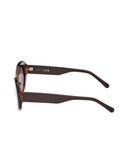 GANT brown oval sunglasses in Dark Havana - British product