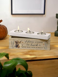 PMC Personalised Highland Cow tea light holder, imported from the UK