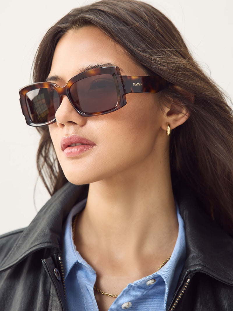 Max Mara brown square sunglasses (British brand)