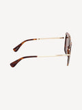 Max Mara brown square sunglasses, imported from the UK